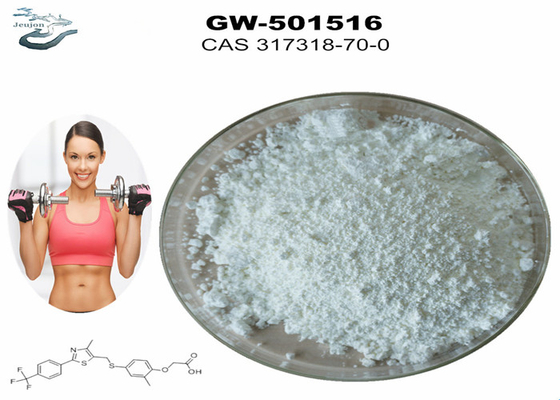 مسحوق نمو العضلات في صالة الألعاب الرياضية Sarm Gw 501516 Cardarine CAS 317318-70-0
